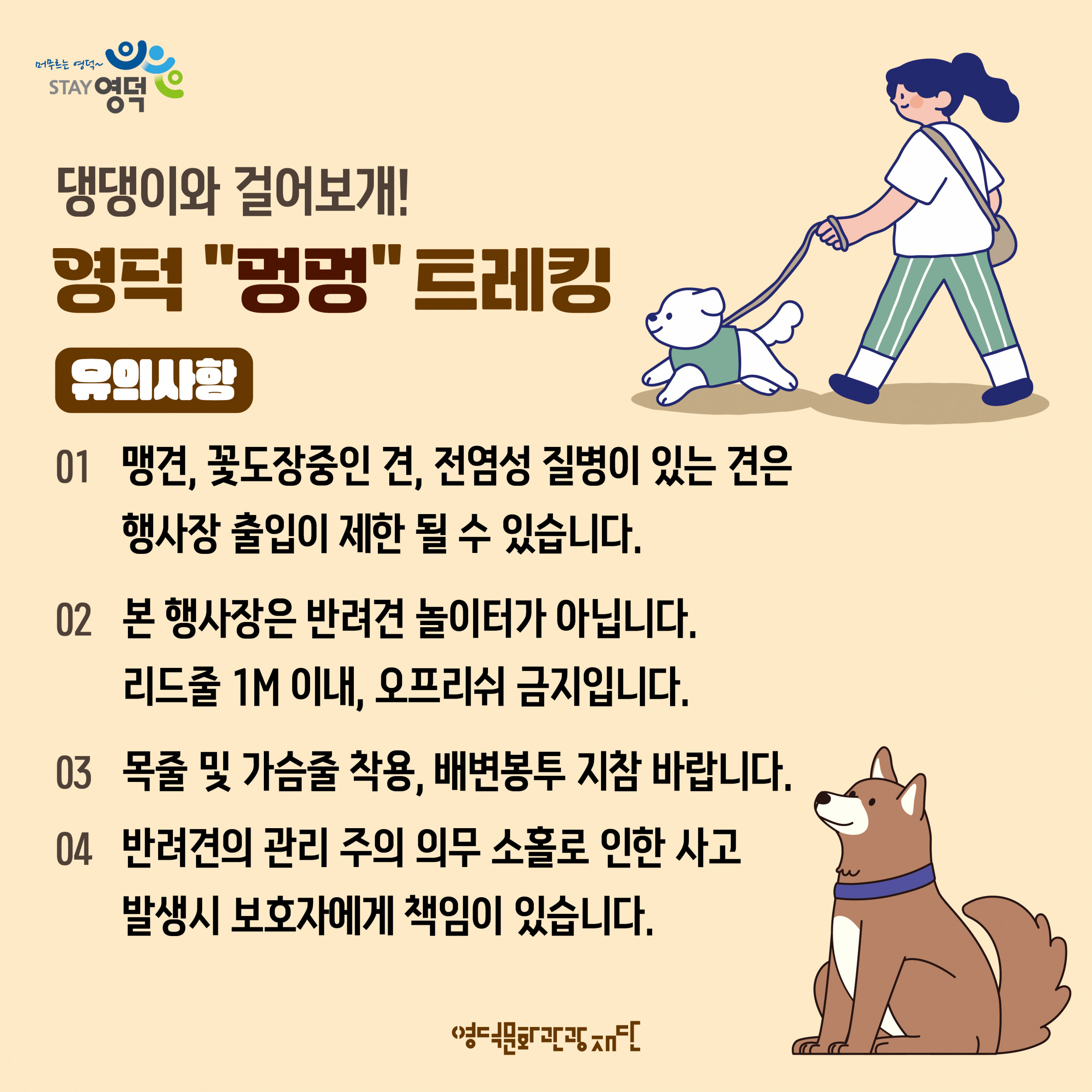 🍂 2025 제1회 영덕 멍멍 트레킹 행사 참가자 모집 🐕4